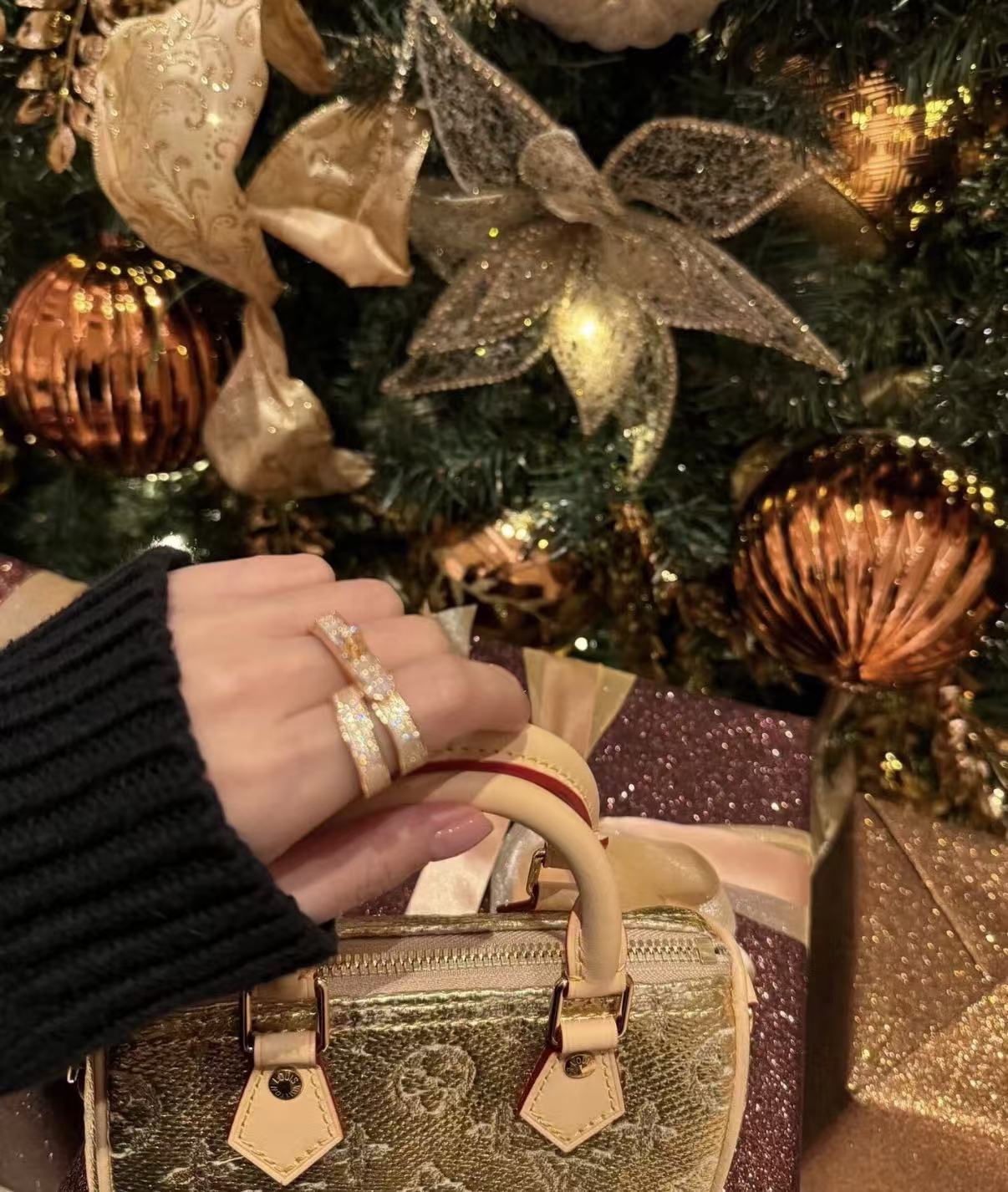 [Vicky]NEW STYLE FULL CIRCLE DOUBLE DIAMOND RING