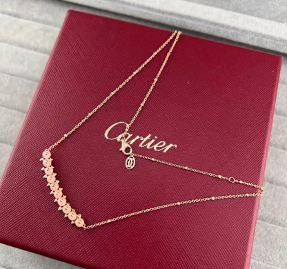 [Vicky]CLASH COLLECTION AGATE CHALCEDONY STUD NECKLACE