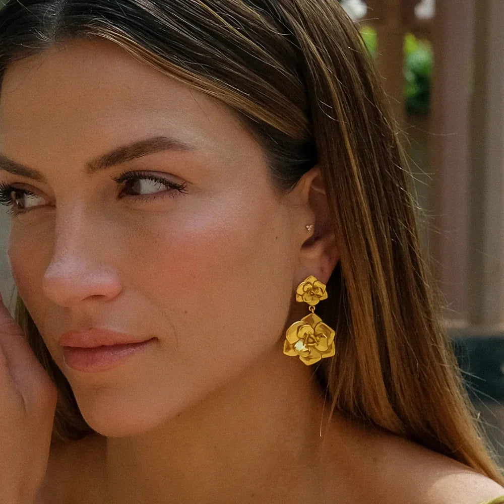 [Royal Vicky]Thelma Gold Earrings