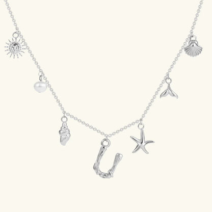 [Royal Vicky]Avaria Ocean Initial Necklace