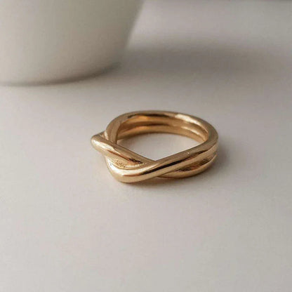[Royal Vicky]Viola Gold Ring