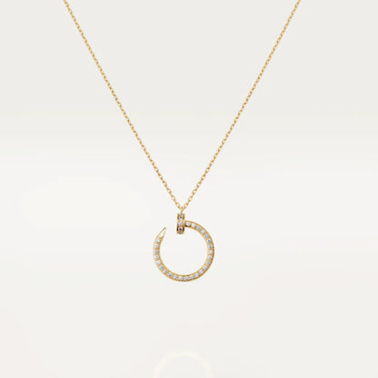 [Vicky]JUSTE NECKLACE GOLD DIAMONDS