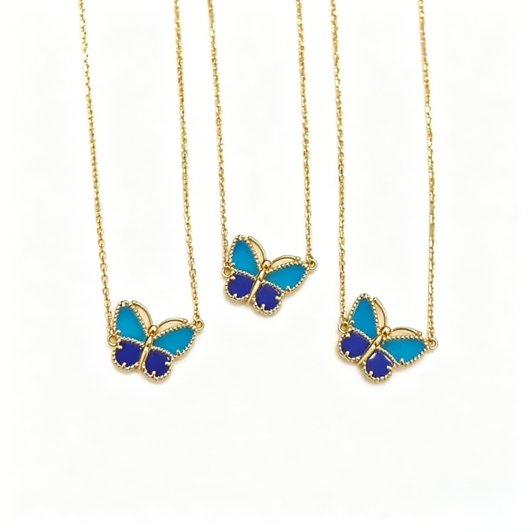 [Vicky] 2026 NEW LUCKY BUTTERFLY 1 MOTIFS NECKLACE