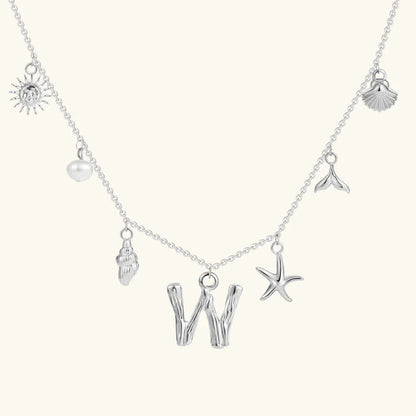 [Royal Vicky]Avaria Ocean Initial Necklace