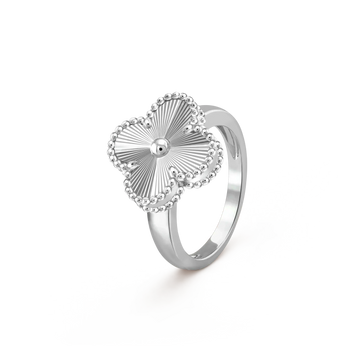 [Royal&Vicky]CLOVER SILVER RING