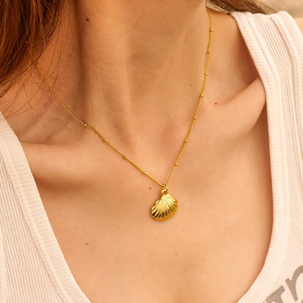[Royal Vicky]Edna Gold Necklace