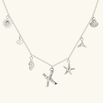 [Royal Vicky]Avaria Ocean Initial Necklace