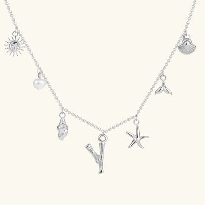 [Royal Vicky]Avaria Ocean Initial Necklace