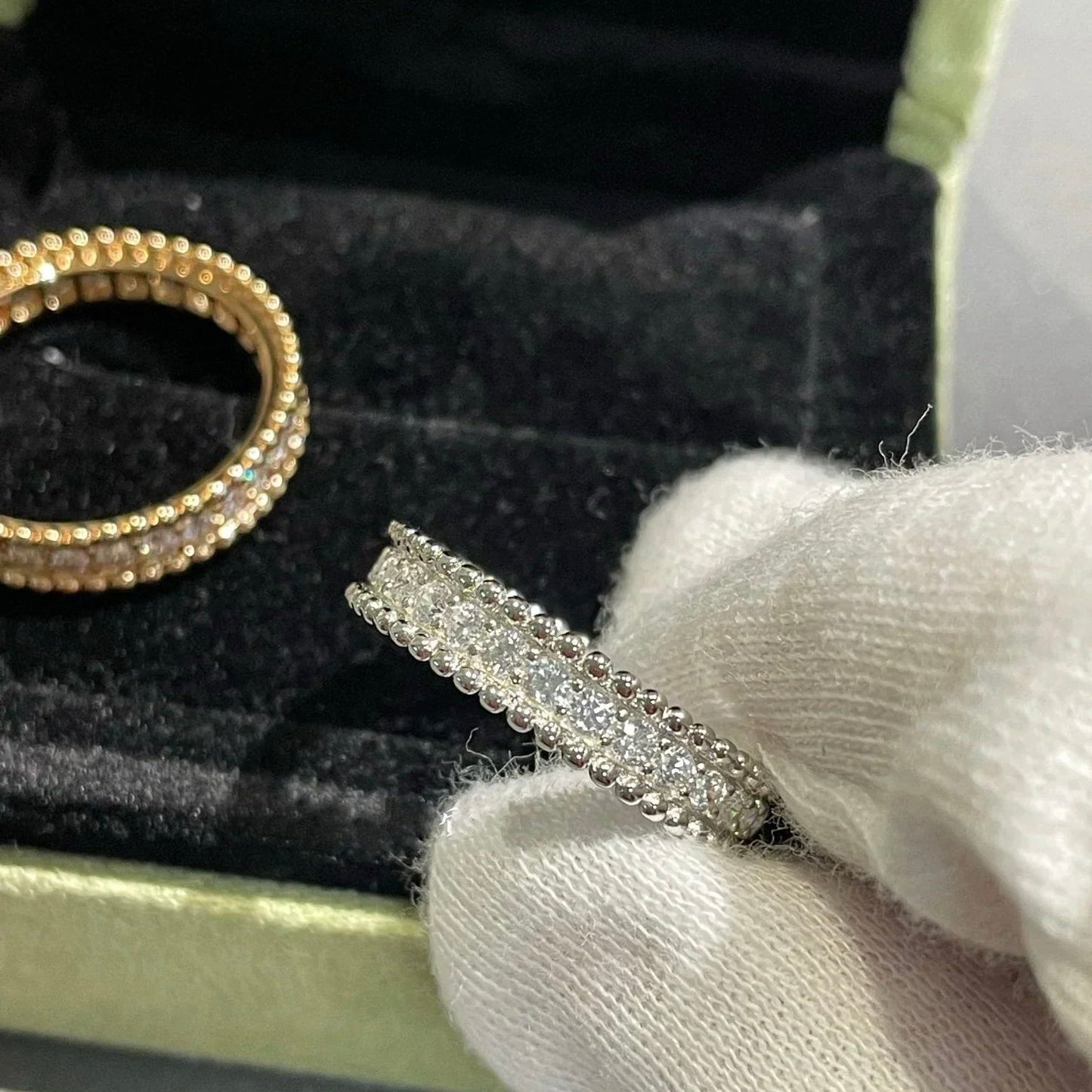 [Vicky]PERLEE DIAMOND SILVER RING