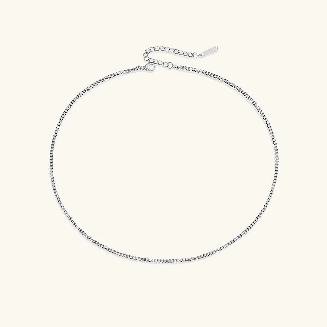 [Royal Vicky]Danica Box Chain Gold Necklace