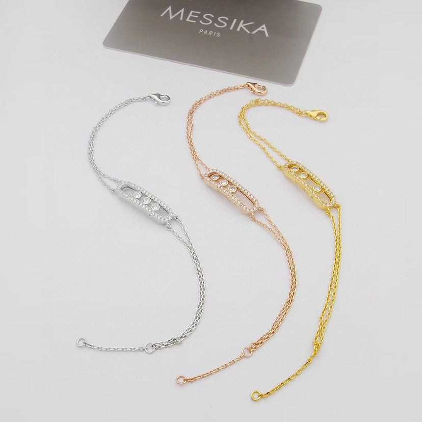 [Vicky] Move Classique pavé bracelet