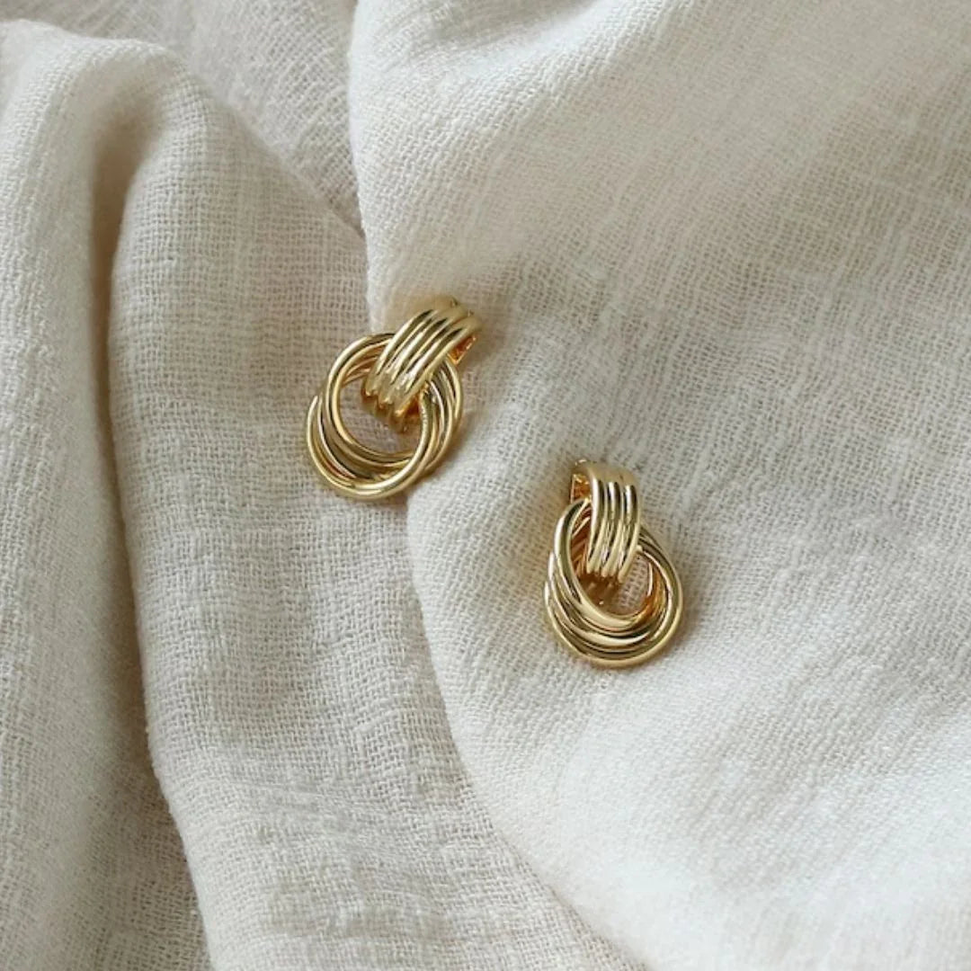 [Royal Vicky]Luna Layered Hoop Earrings
