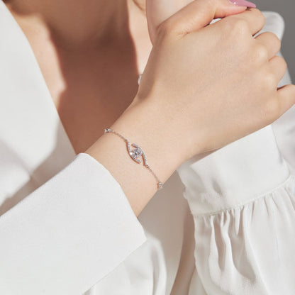 [Vicky]Lucky Eye Pave-Set Diamond Bracelet