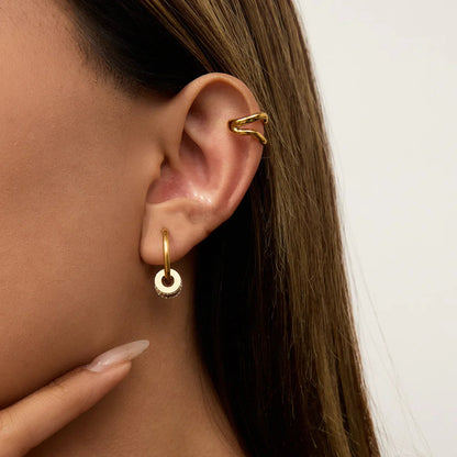 [Royal Vicky]Rosiel Gold Ear Cuff Earrings