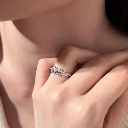 [Royal Vicky]Adela Stacked Diamond Ring