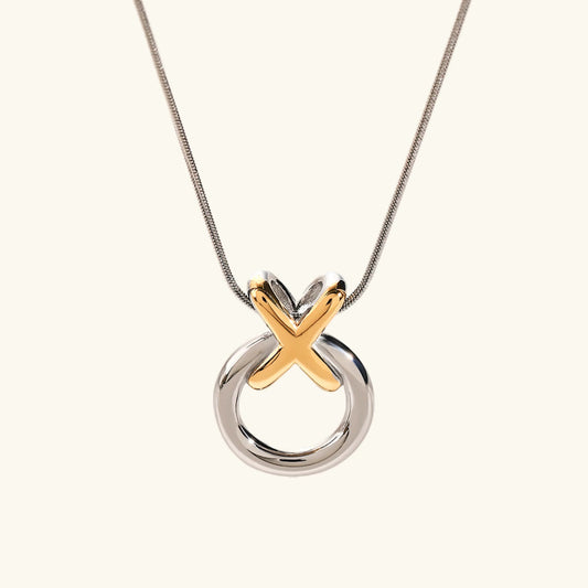 [Royal Vicky]Mirabelle Ring Knot Necklace