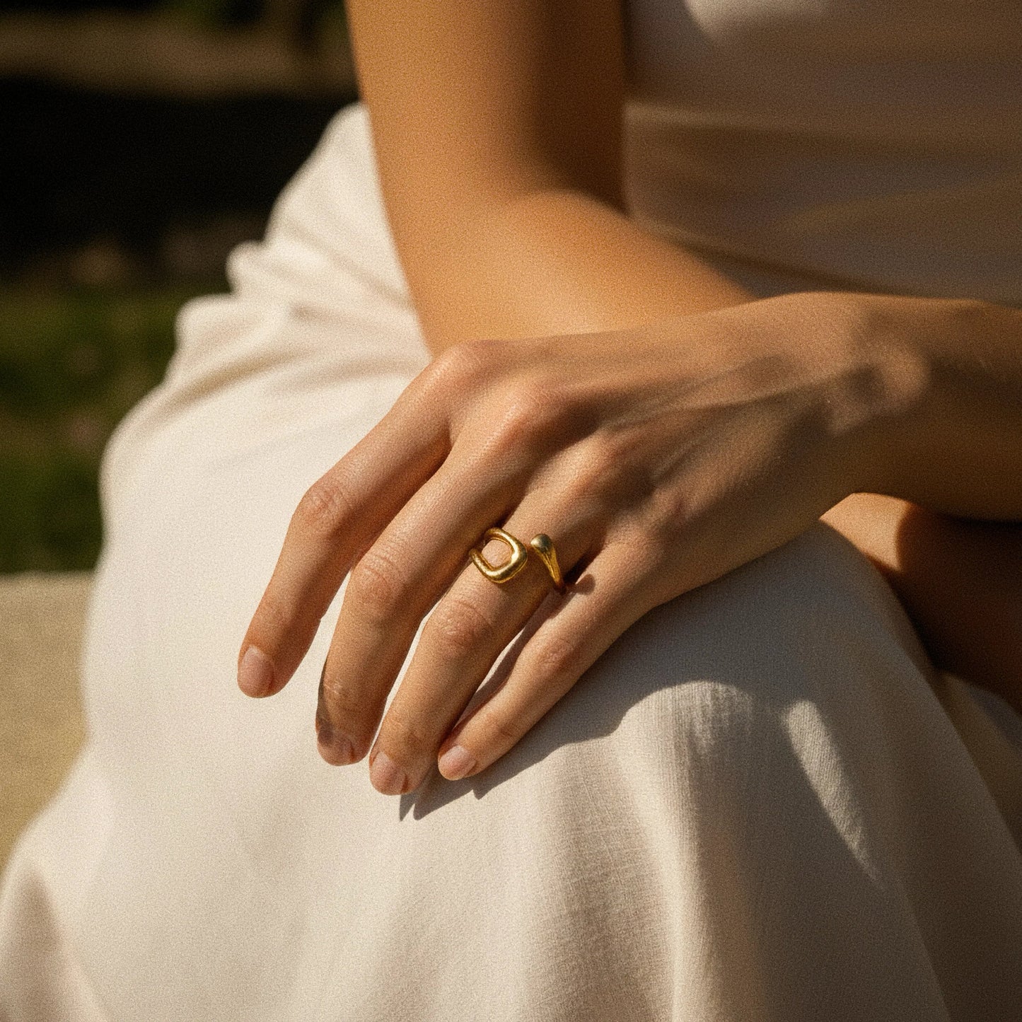 [Royal Vicky]Bernice Open Ended Gold Ring