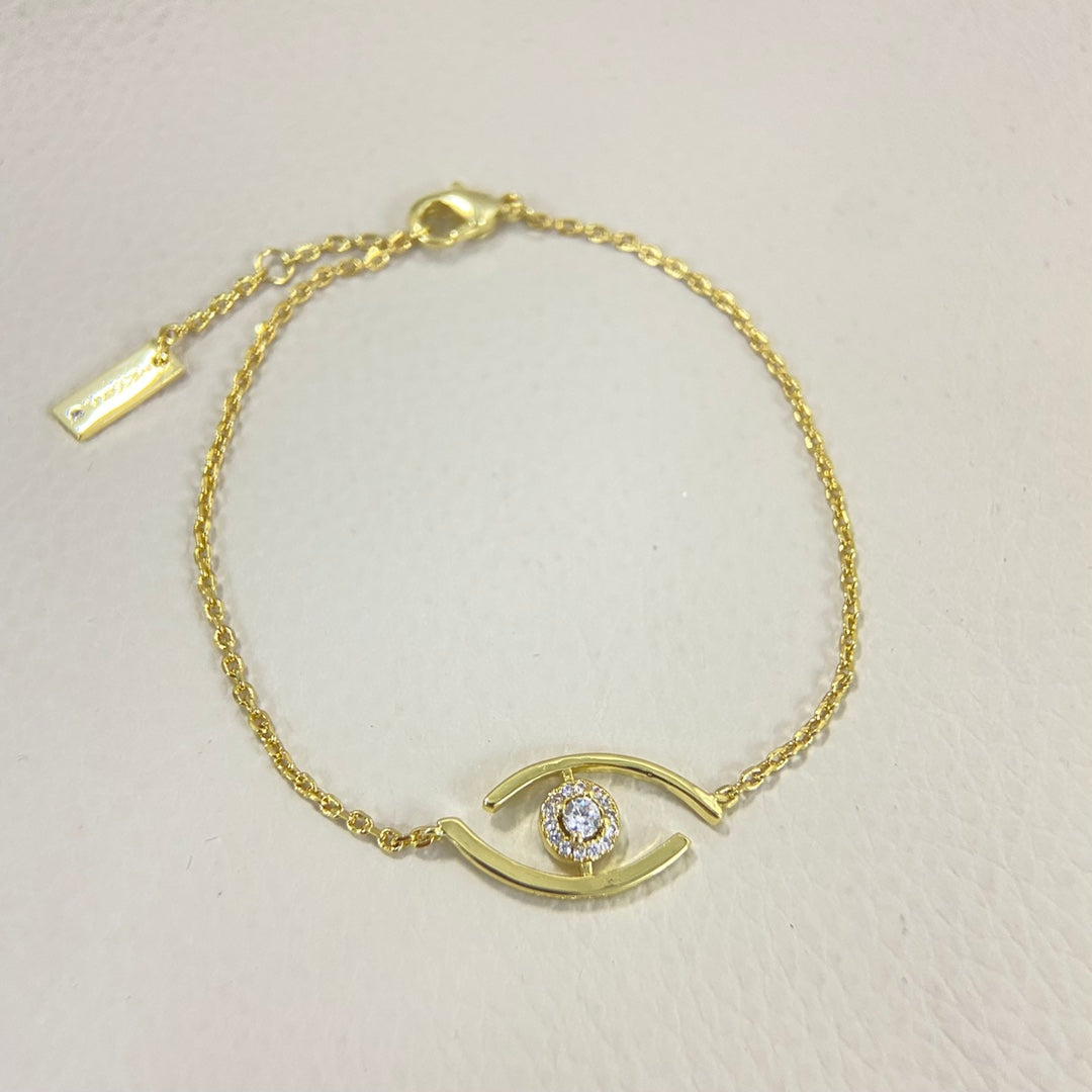 [Vicky]Lucky Eye Pave-Set Diamond Bracelet