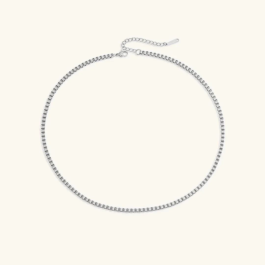 [Royal Vicky]Danica Box Chain Gold Necklace