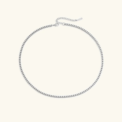 [Royal Vicky]Danica Box Chain Gold Necklace