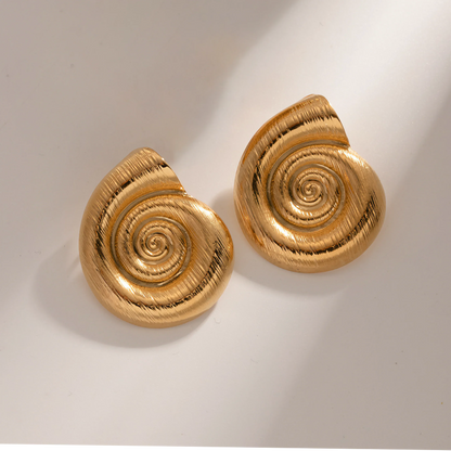 [Royal Vicky]Nauticia Gold Shell Earrings