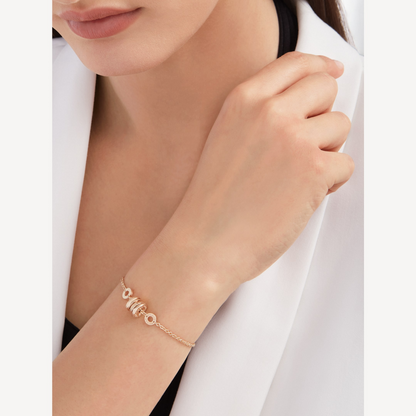 [Vicky]ZERO 1 SOFT PINK GOLD BRACELET