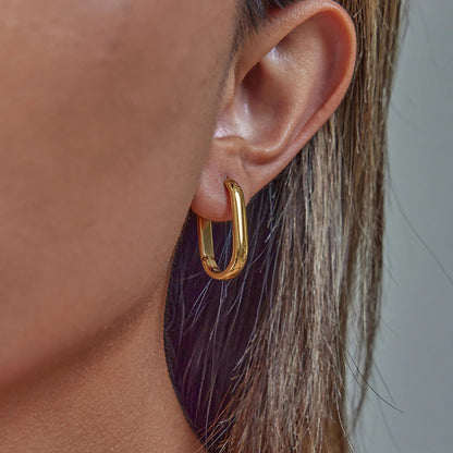 [Royal Vicky]Clarabelle Staple Gold Hoops Bundle