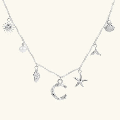 [Royal Vicky]Avaria Ocean Initial Necklace