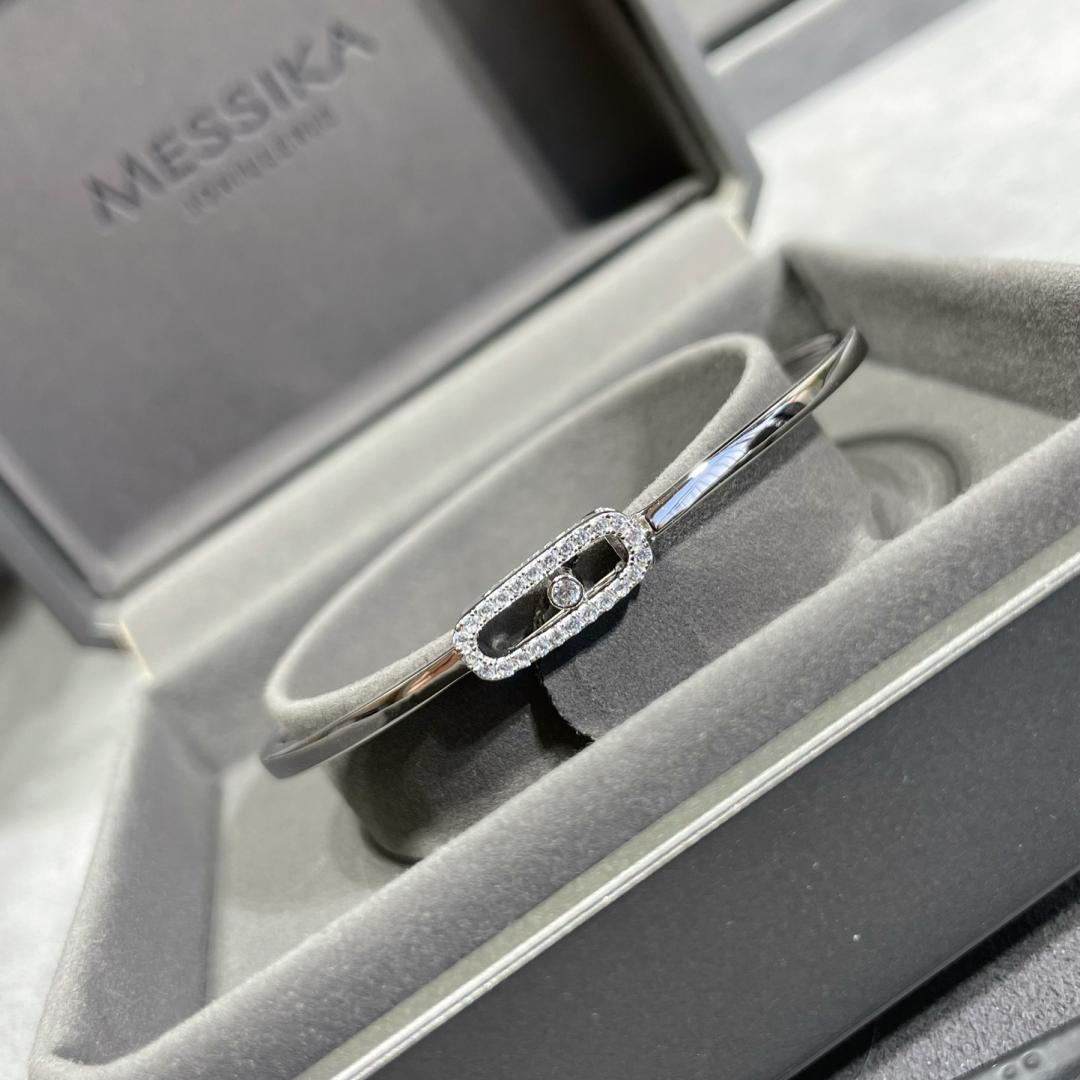 [Vicky]Move Uno pavé flex bangle medium