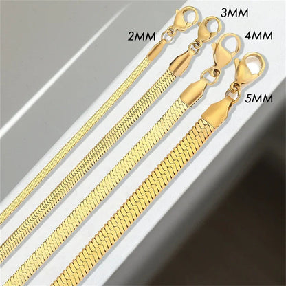 [Royal Vicky]Vida Gold Herringbone Bracelet