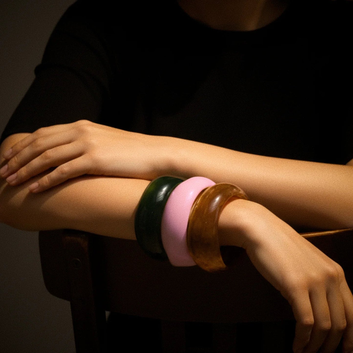 [Royal Vicky]Julianna Sculpted Autumn Bangles