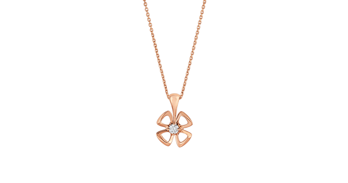 [Vicky]FIOREVER NECKLACE DIAMOND CENTER