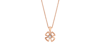[Vicky]FIOREVER NECKLACE DIAMOND CENTER