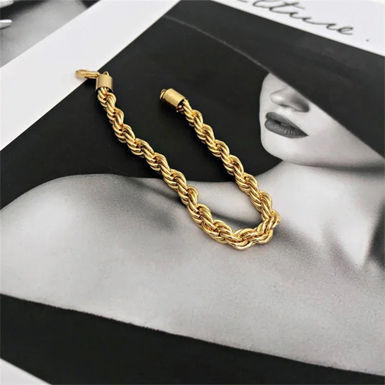 [Royal Vicky]Gigi Rope Chain Gold Bracelet