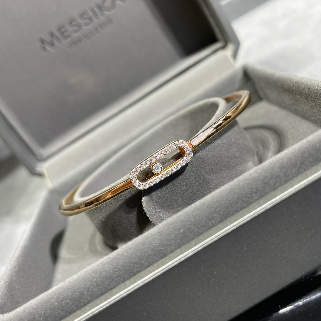 [Vicky]Move Uno pavé flex bangle medium