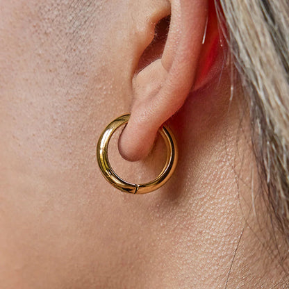 [Royal Vicky]Clarabelle Staple Gold Hoops Bundle