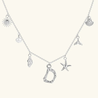 [Royal Vicky]Avaria Ocean Initial Necklace