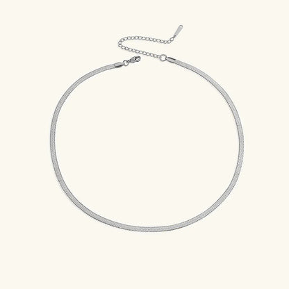 [Royal Vicky]Elizabeth Gold Herringbone Necklace
