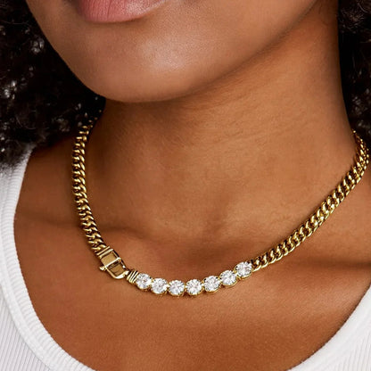 [Royal Vicky]Maelle Diamond Necklace