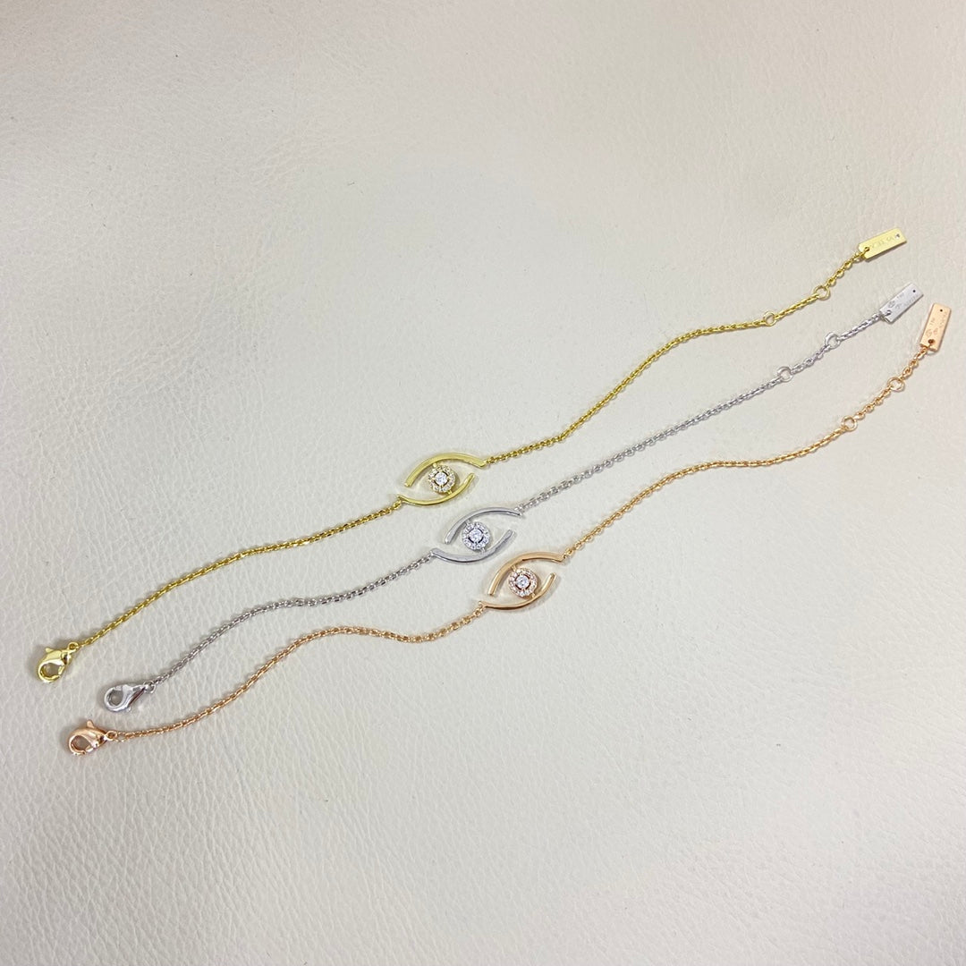 [Vicky]Lucky Eye Pave-Set Diamond Bracelet