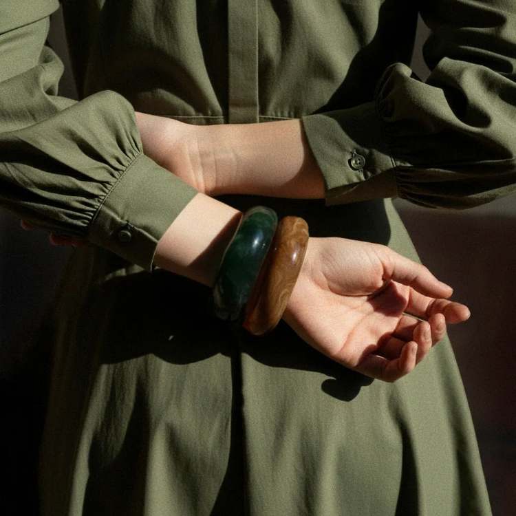 [Royal Vicky]Julianna Sculpted Autumn Bangles