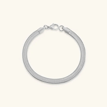 [Royal Vicky]Vida Gold Herringbone Bracelet