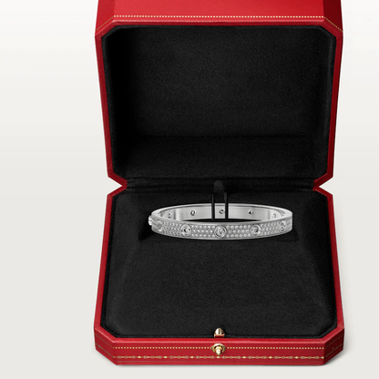 [ヴィッキー]ラブブレスレット 6.1mm ダイヤモンドパヴェ 10大ダイヤモンド