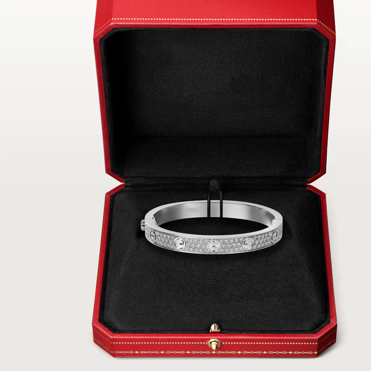 [Royal&Vicky]LOVE BRACELET 6.1MM DIAMOND-PAVED