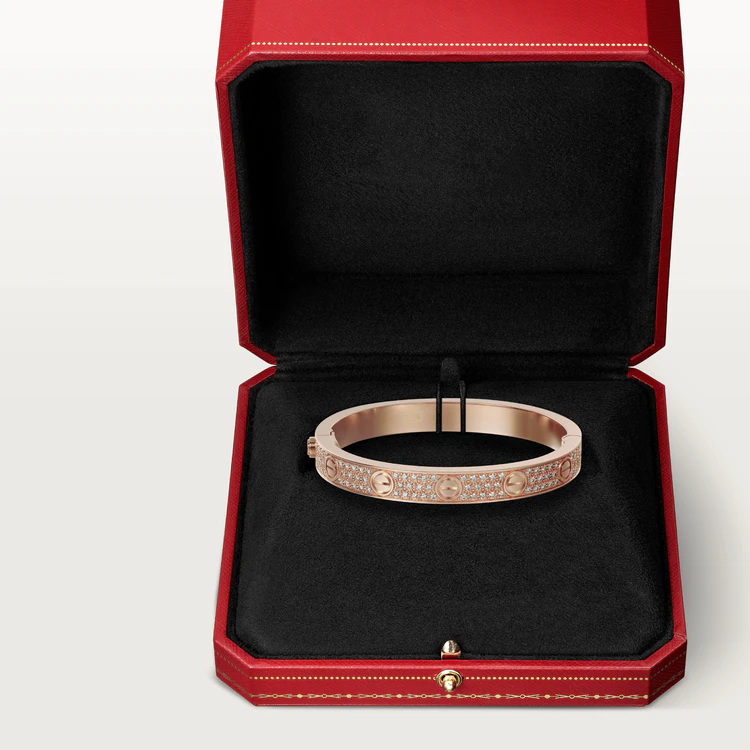 [Royal&Vicky]LOVE BRACELET 6.1MM DIAMOND-PAVED