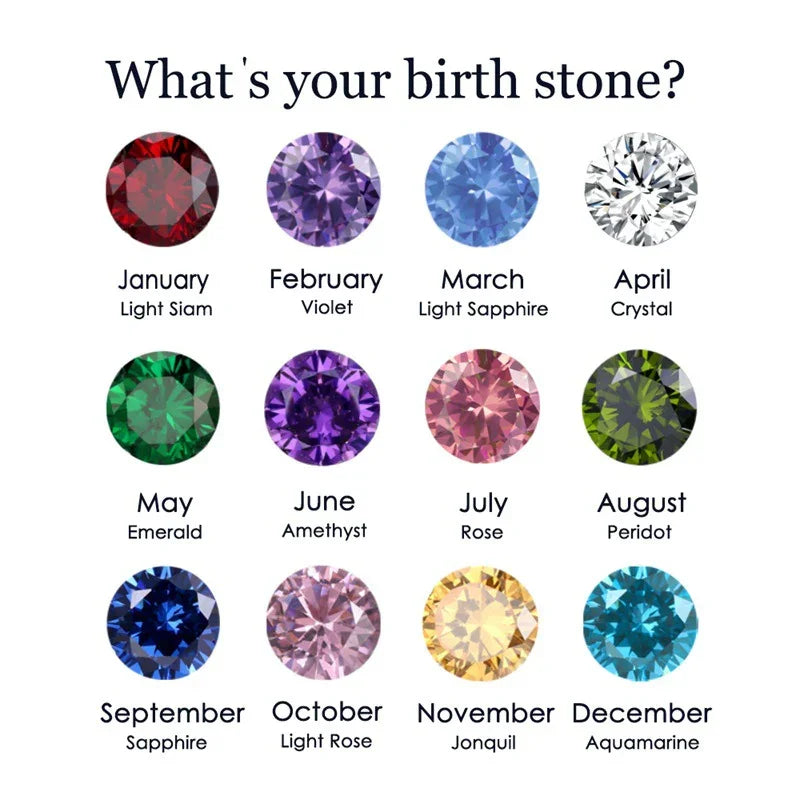 [Royal Vicky]Amelia Birthstone Stacker Ring