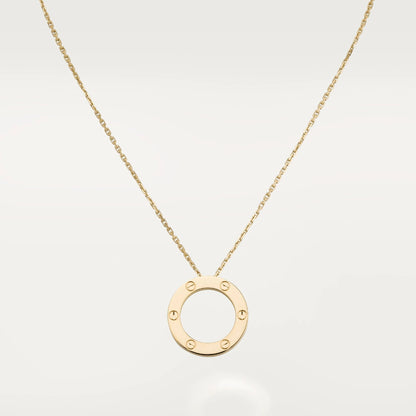 [Vicky]LOVE NECKLACE 16MM