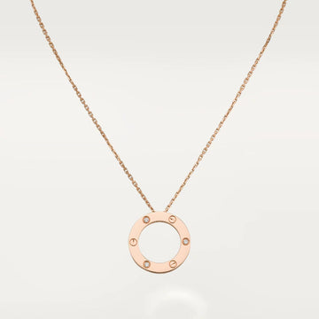 [Royal&Vicky]LOVE NECKLACE 16MM 3 DIAMONDS