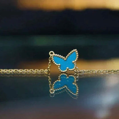 [Vicky]BUTTERFLY TURQUOISE BUTTERFLY BRACELET