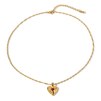 [Royal Vicky]Vesper Gold Heart Necklace